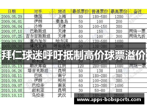 拜仁球迷呼吁抵制高价球票溢价